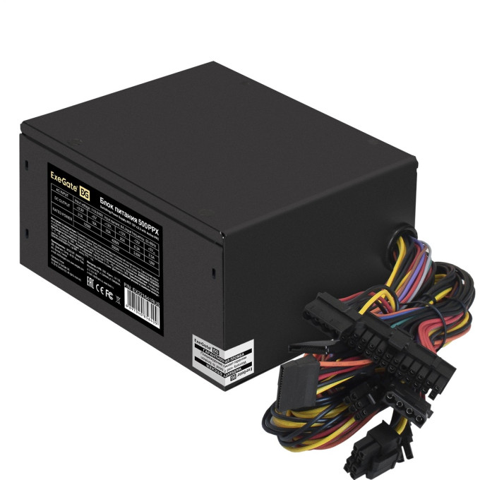 Блок питания 500W EXEGATE 500PPX EX221641RUS-S