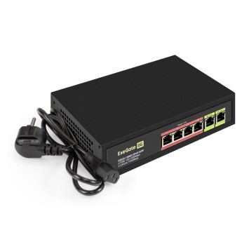 Коммутатор неуправляемый EXEGATE EDGS-1006D.4POE-65W