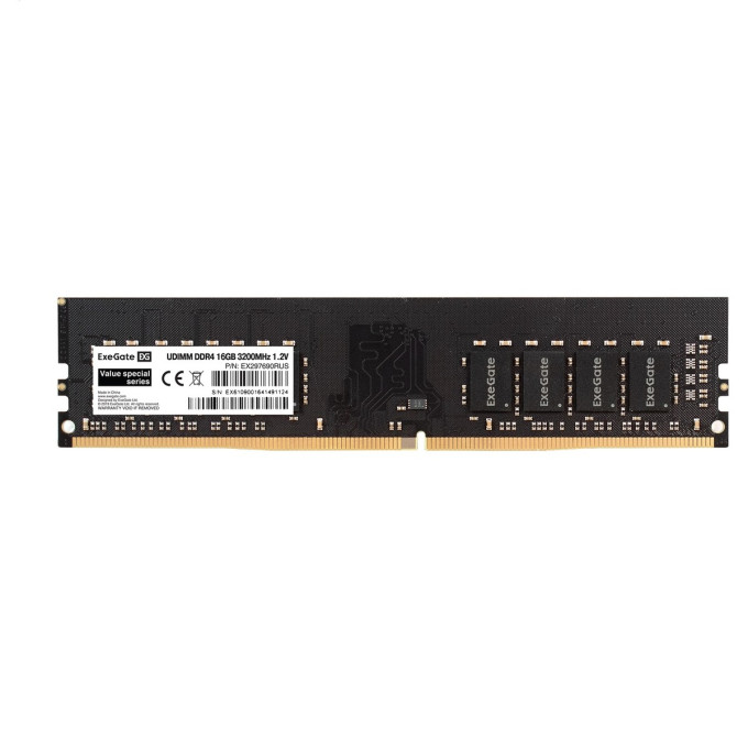 Модуль памяти EXEGATE VALUE SPECIAL DIMM DDR4 16GB <PC4-25600> 3200MHz EX297690RUS